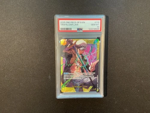 Trafalgar Law (119) OP10-119 Royal Blood Foil PSA 10