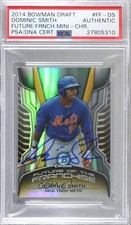 PSA/DNA 2014 Bowman Draft Dominic Smith #DS PSA/DNA Authentic Card & Auto 04k8
