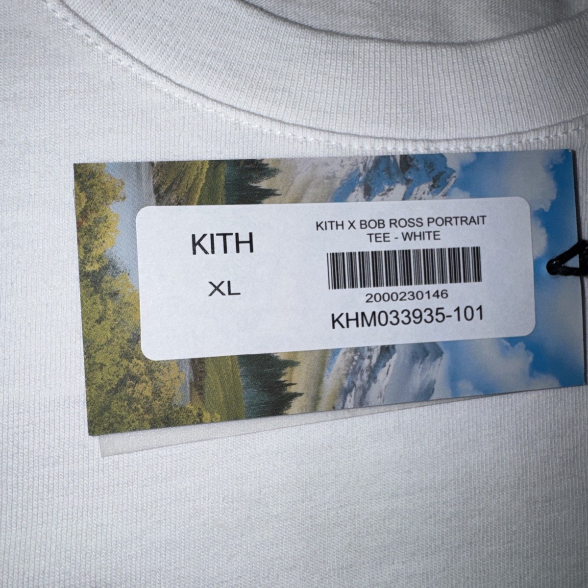 Kith Bob Ross Portrait Tee • INSTORE EXCLUSIVE • XL •2026 •BRAND 