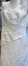 NWT Demetrios Style 2788 Designer Wedding Gown   White   Size 10   Unaltered