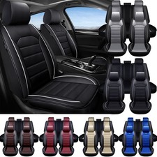 For Dodge Car Seat Covers Cushion Full Set Deluxe Leather Waterproof Non-slip