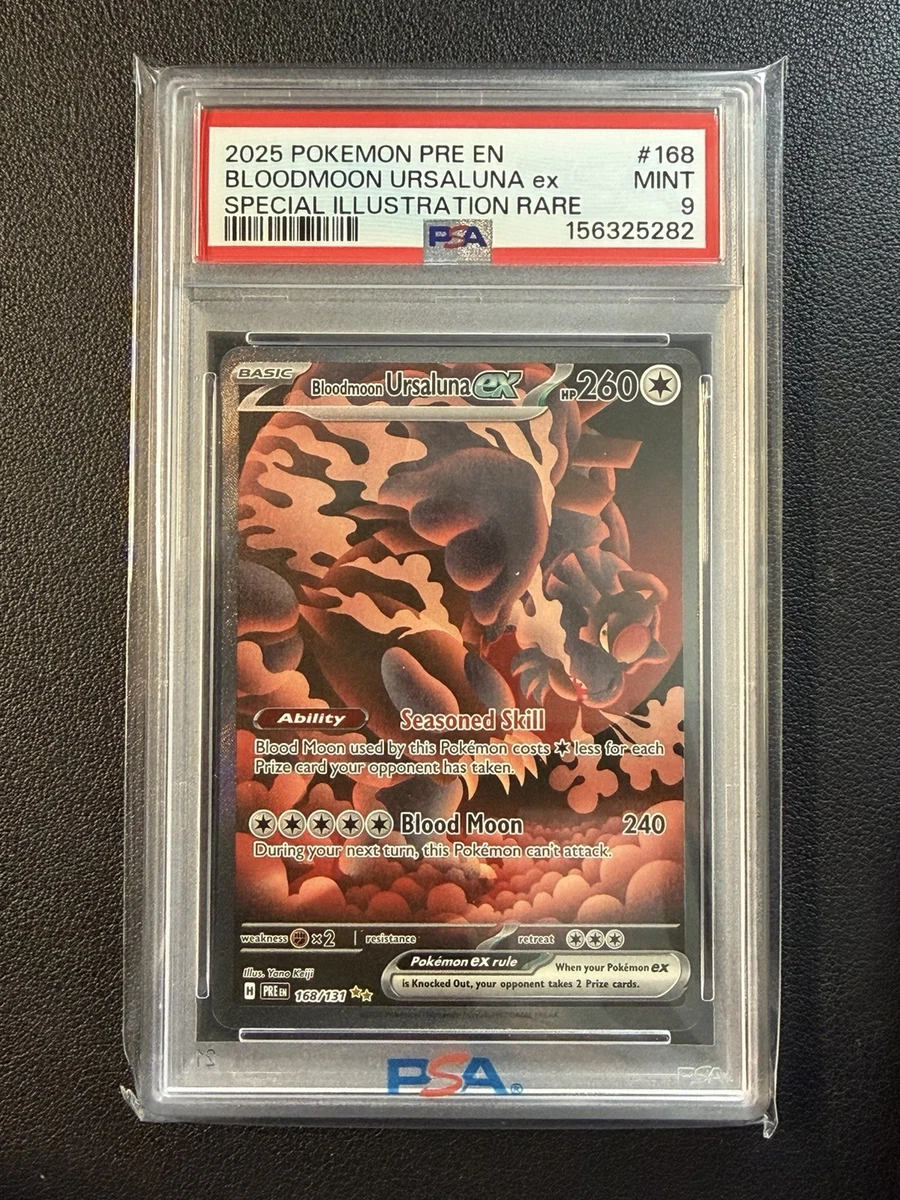bloodmoon ursaluna pokemon card value Pokémon TCG Bloodmoon Ursaluna Ex 216/167 Twilight Masquerade Alt Art –  True Believers Gaming and Collectibles main image 1