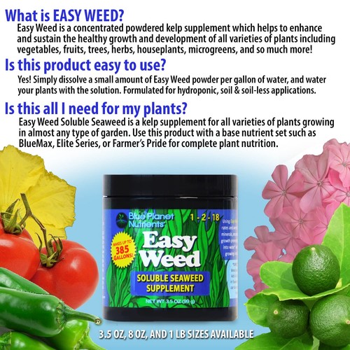Easy Weed Soluble Seaweed (1 LB Bag) Soluble Kelp Supplement | for All ...
