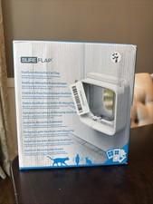 Sure SureFlap DualScan Microchip Cat Flap Open As Is Dirty