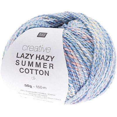 Rico Strickwolle Garn Baumwolle Creative Lazy Hazy Summer DK Double Multicolour