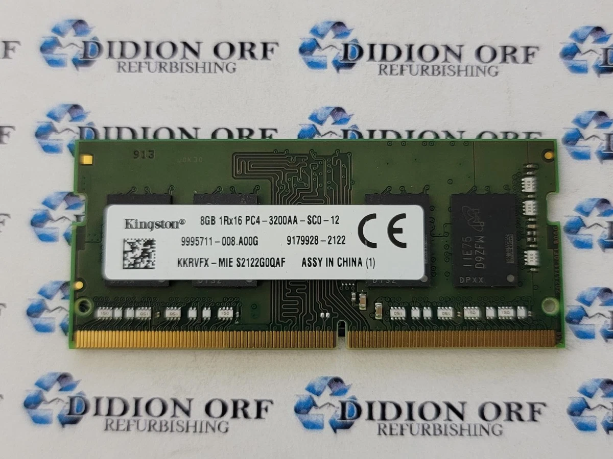 Kingston DDR4 SDRAM 8 GB Capacity per Module Memory (RAM) for sale