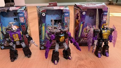 Hasbro Transformers Legacy Insecticons Kickback Shrapnel Bombshell