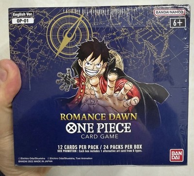 ONE PIECE OP01 ROMANCE DAWN BLUE BOTTOM 1ST WAVE SEALED BOX RARE