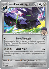 Pokemon TCG SV09: Journey Together Hop's Corviknight 108/159