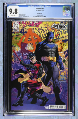 Batman #4 Cover B Jim Lee Card Stock Variant | 1st App of Minotaur | CGC 9.8