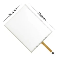 1 Pc. New For 12.1" 5Pin 4:3 Resistive Touch Screen Glass 266*203mm