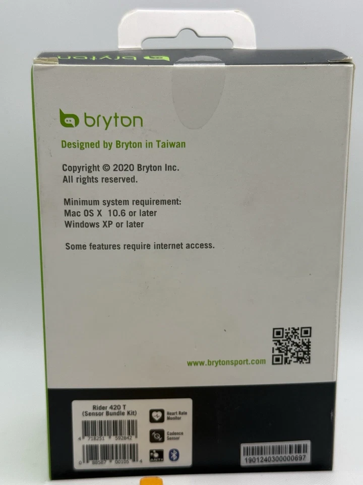 Bryton Rider 420 Wireless GPS Bike/Cycling Computer. Compatible with Bike Radar - Image 3 of 4
