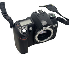 Nikon D70 DSLR Camera Body Black Powers On Untested Condition Free Ship