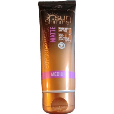  Manhattan Sun Shimmer, Sofortbräuner Matte, Medium 125ml