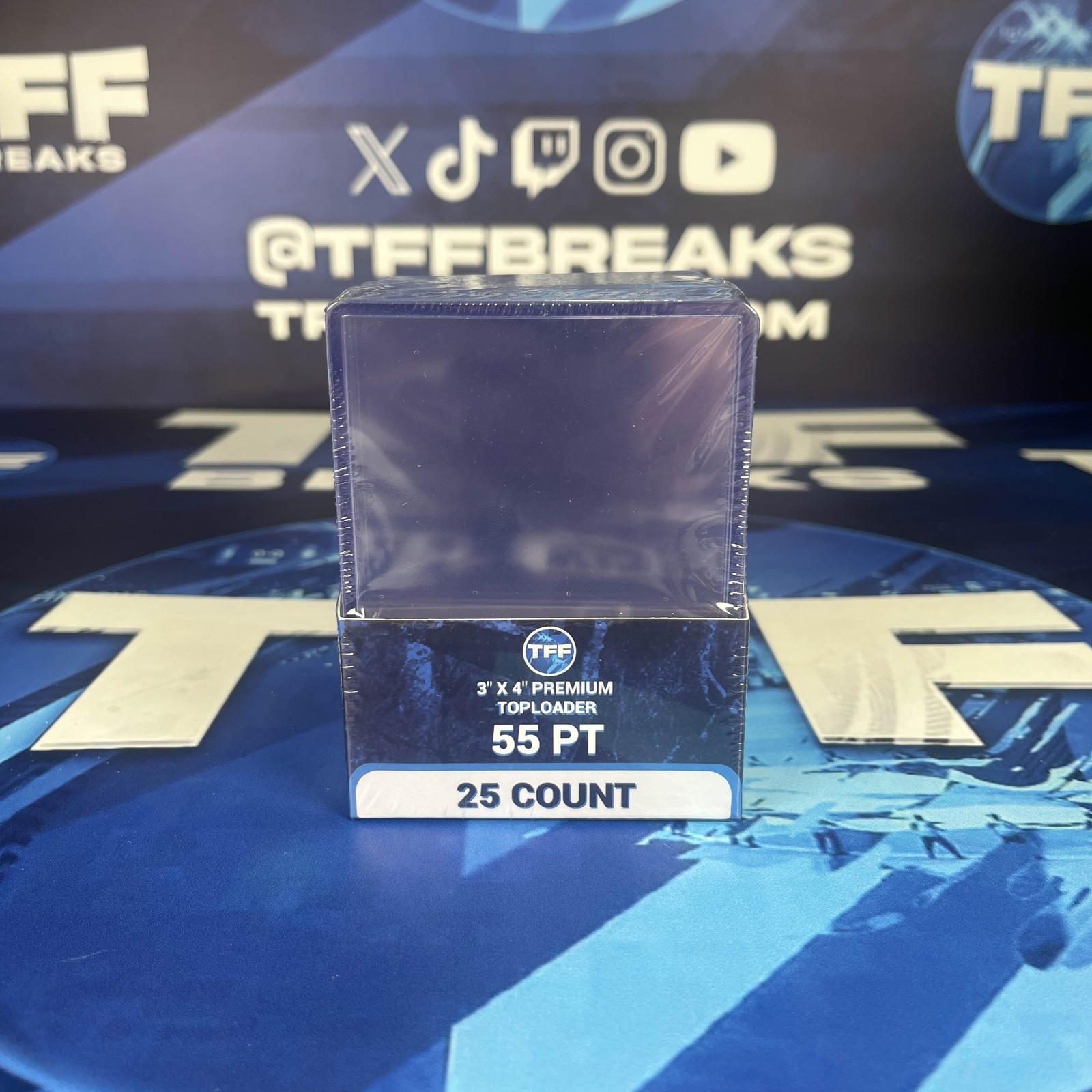 TFF BREAKS PREMIUM 55PT TOPLOADERS 25 PACK