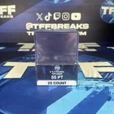 TFF BREAKS PREMIUM 55PT TOPLOADERS 25 PACK