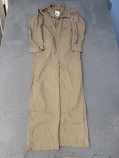 Bulwark FR Coveralls Mens Size 40 RG Beige Read