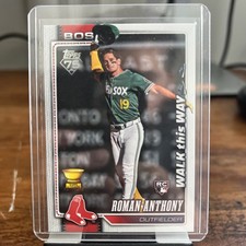 2026 Topps CELEBRATION WALK THIS WAY Roman Anthony SP ROOKIE #189 - Red Sox