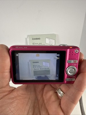 CASIO EXILIM EX-Z80 8.1MP Digital Camera- Hot Pink - MINT | eBay