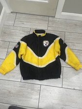 vintage Apex One steelers Puffer jacket large