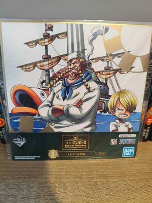 Shikishi One Piece Sanji & Zeff & Baratie Ichiban Kuji Best Of Omnibus Banpresto
