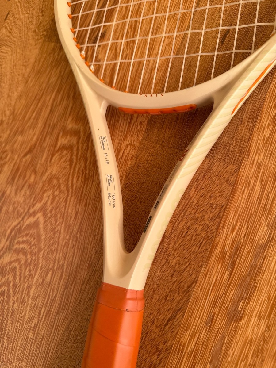 ラケット wilson - Wilson clash 100 Roland Garros Wilson Clash 100 V2 Roland Garros Tennis Racquet | Christy