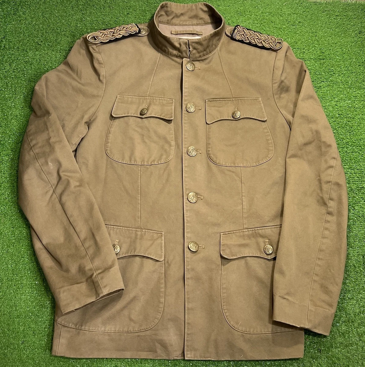 Denim & Supply Ralph Lauren Military Jacket Solid Coats, Jackets