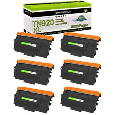 6PK TN920 TN920XL Toner Cartridge for Brother MFC-L6915DW HL-L6210DW HL-L6210DWT