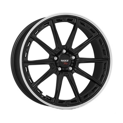 ALUFELGE DOTZ SONOMA DARK 9.5X20 5X112 BLACK MATT/POLISHED LIP LBC