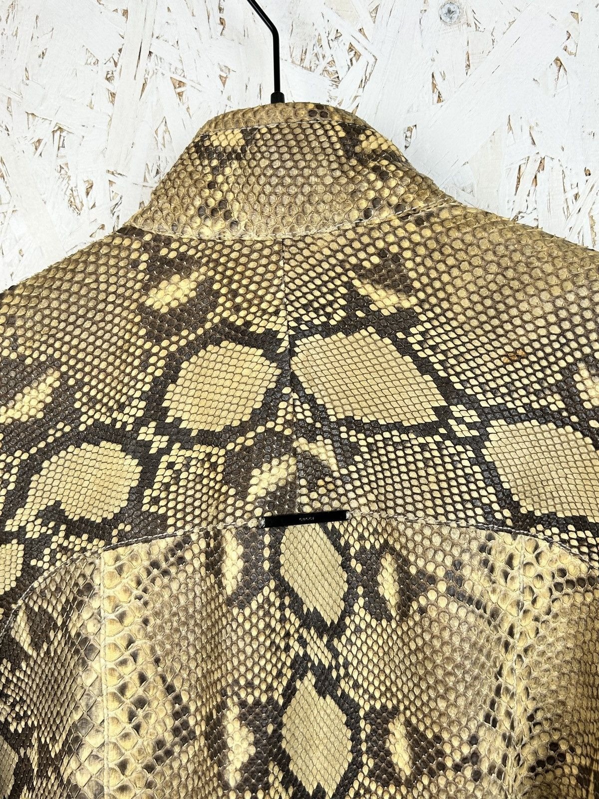 Tom Ford Gucci 2000 Runway Python Leather Jacket … - image 10