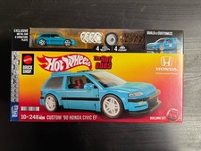 Mattel Hot Wheels Brick Shop Custom '90 Honda Civic EF The Hot Ones Speed Series