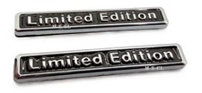 2X 3D Limited Edition KFZ Metall Auto Aufkleber Logo Sticker Tuning Schriftzug