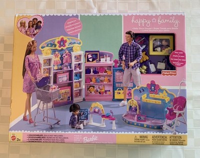 2002 Happy Family Baby Store Playset Barbie Mattel and Midge and Baby Nursery !