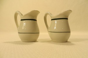 CREAMERS white with green strips