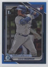 2024 Bowman Chrome Prospects Blue Refractor 132/150 David Guzman #BCP-114 14dl