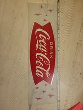 Vintage Coca Cola Vending Machine Insert Clear/Frosted 24