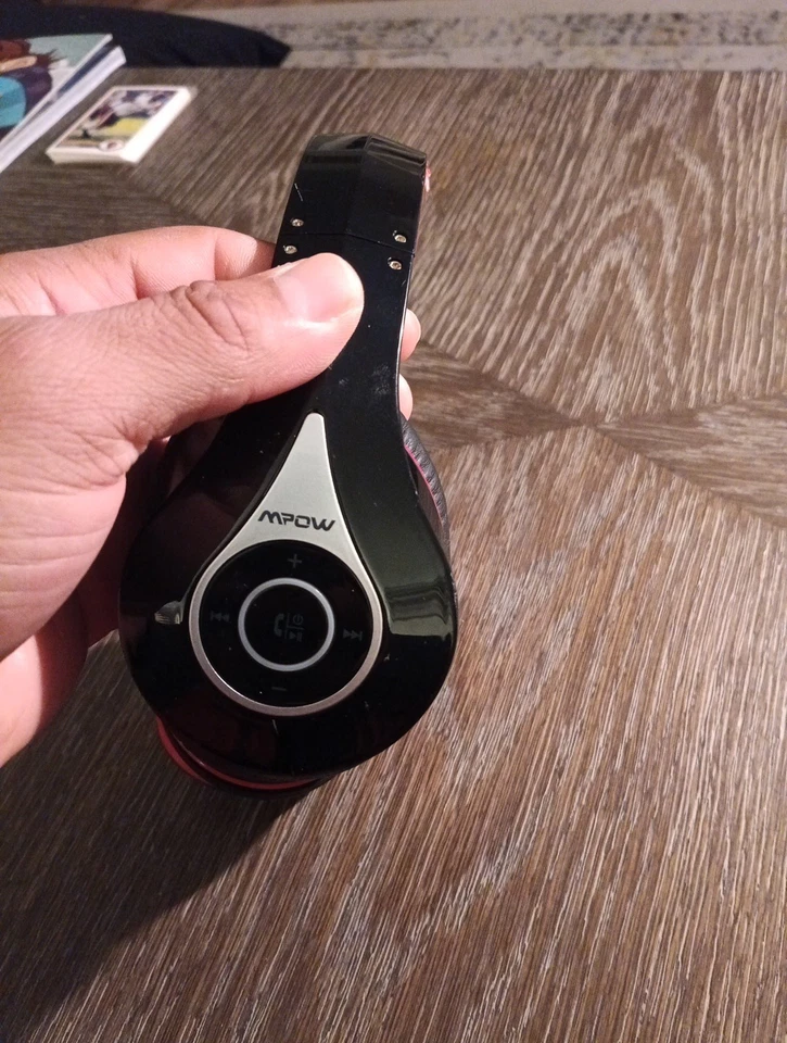 Auriculares sobre la oreja Mpow 059 Bluetooth/inalámbricos - rojos - probados Foto 4 de 4