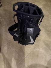 Nike Air Sport Golf Stand Bag Black Lightweight Dual Strap 5 Way Divider New