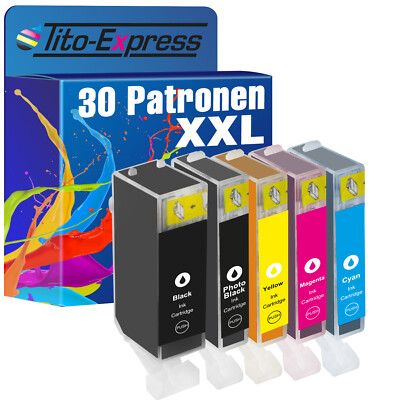 30 Patronen PlatinumSerie für Canon PGI-520 XXL CLI-521 XXL MP 980 MP 990 MX 860