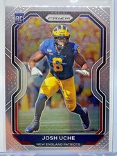 LOT (3) 2020 Panini Prizm Josh Uche #369 RC Rookie New England Patriots
