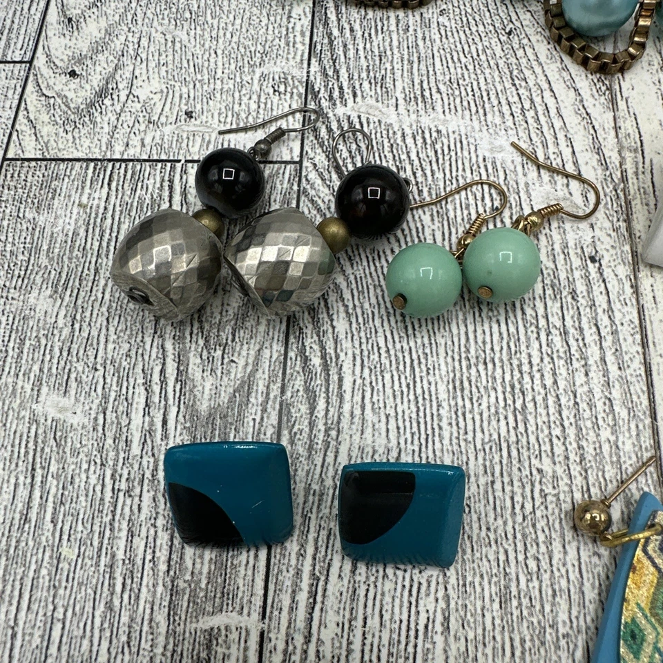 Lote Pendientes Bisutería Colgantes Gota Metal Acrílico Tela De Colección Ahora Regalo Foto 2 de 4