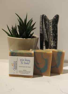 SPICED HONEY & TONKA - Moisturizing Handmade - Homemade Bar Soap, wt.  4oz