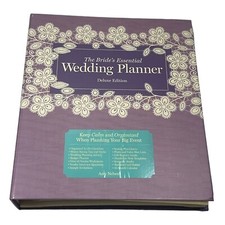 The Bride's Essential Wedding Planner: Deluxe Edition by Amy Nebens: Like New