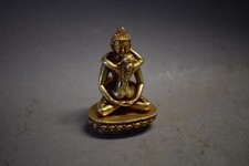 Samantabhadra mit Shakti-Tibet, Bronze-vergoldet, 60mm