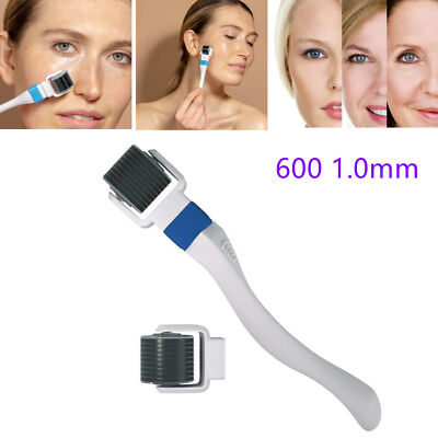 360° Rotation 600 1.0mm Derma Roller Dermaroller Beauty Micro Needle