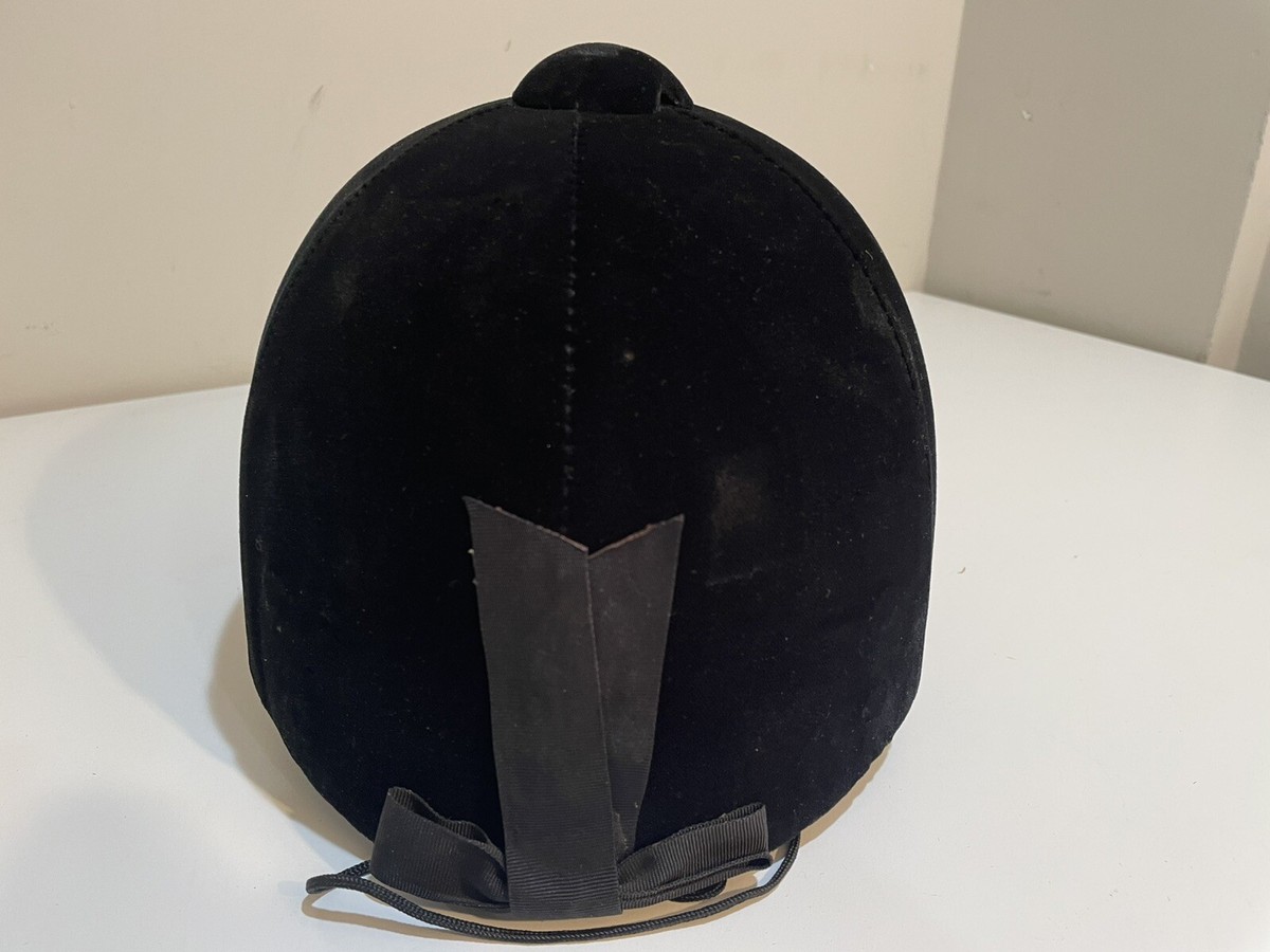 Casque D'Équitation Velours Noir IRH Hunter – Taille 7 1/8 – Équitation Anglaise Vintage