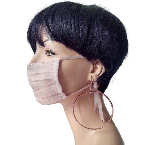 1 lay real 100% silk face mask sheer face mask silk mask breathable lightweight - Picture 9 of 21