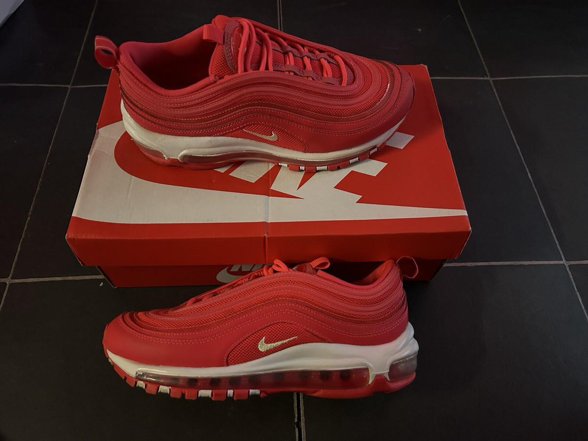 Nike air max 97 se trainers neon red orbit volt size Uk 38