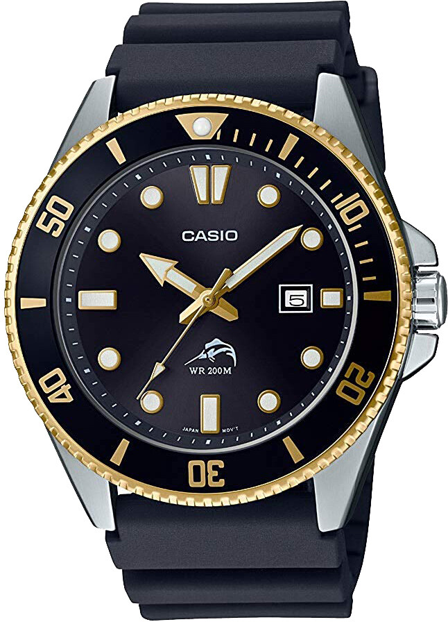 Casio MDV106G-1A Men's Duro 200M WR Black Watch Diver Analog