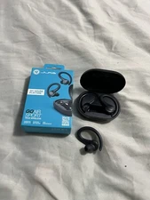 JLab Go Air Sport True Wireless Bluetooth Earbuds with Charging Case - Black